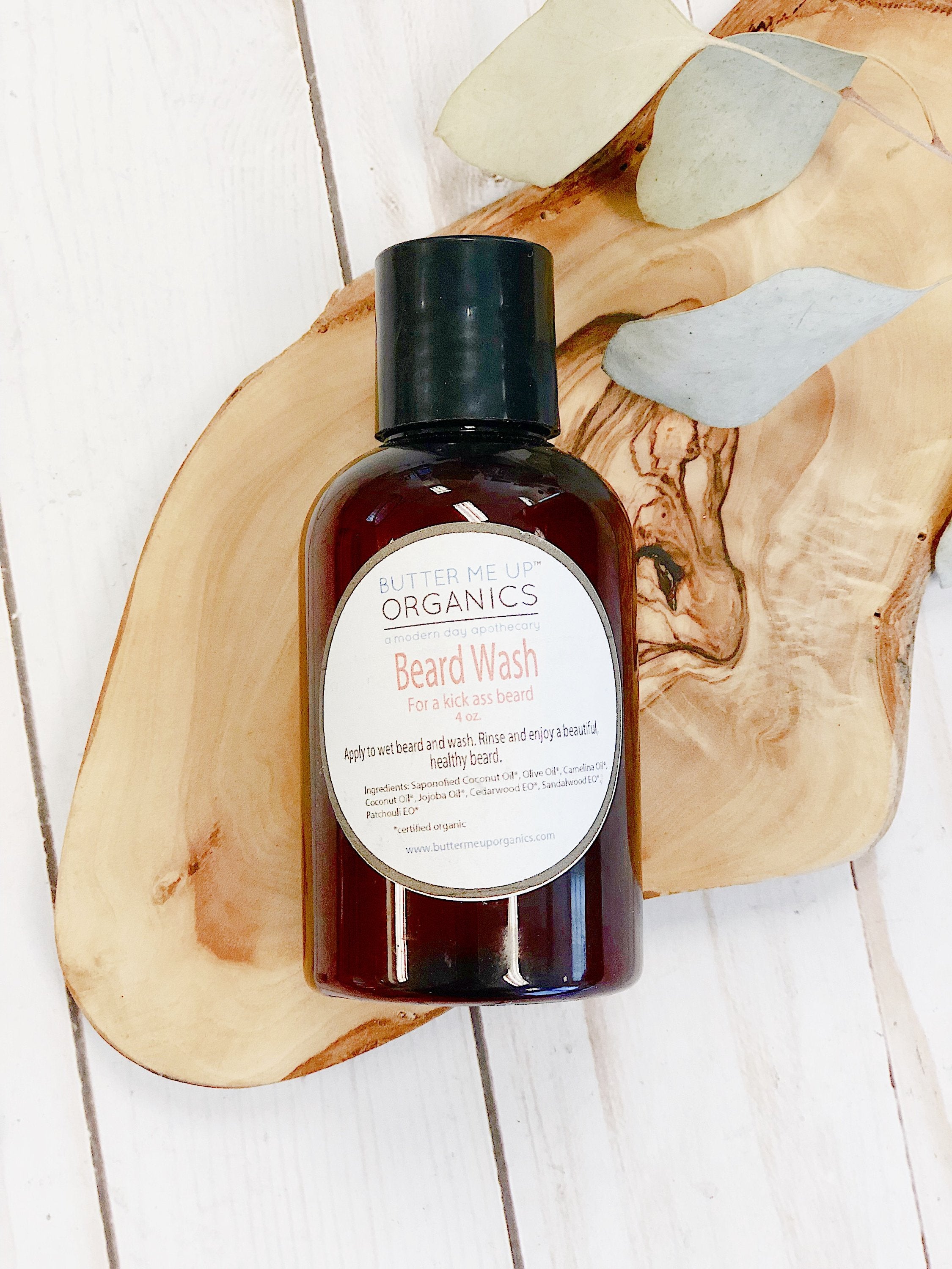 Organic Beard Wash – Gentle Castile Cleanser for Shine & Softness