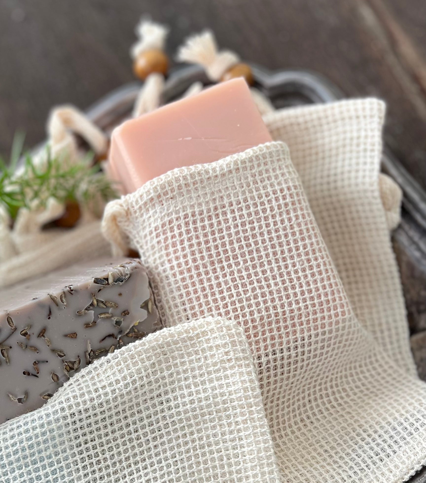 Ramie Soap Saver Bag – Natural Exfoliating Soap Keeper