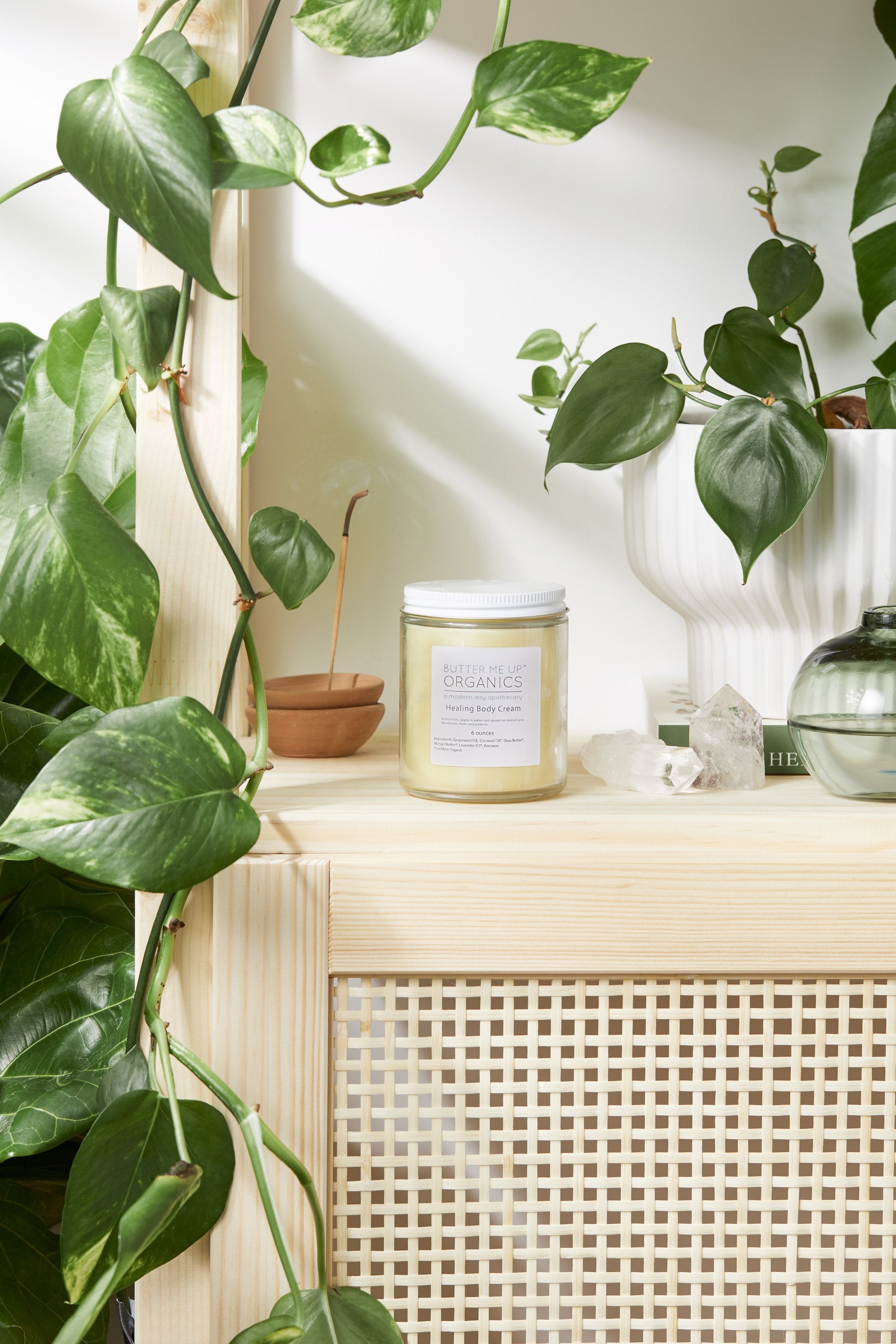 Organic Healing Body Cream – Deep Moisture for Dry Skin