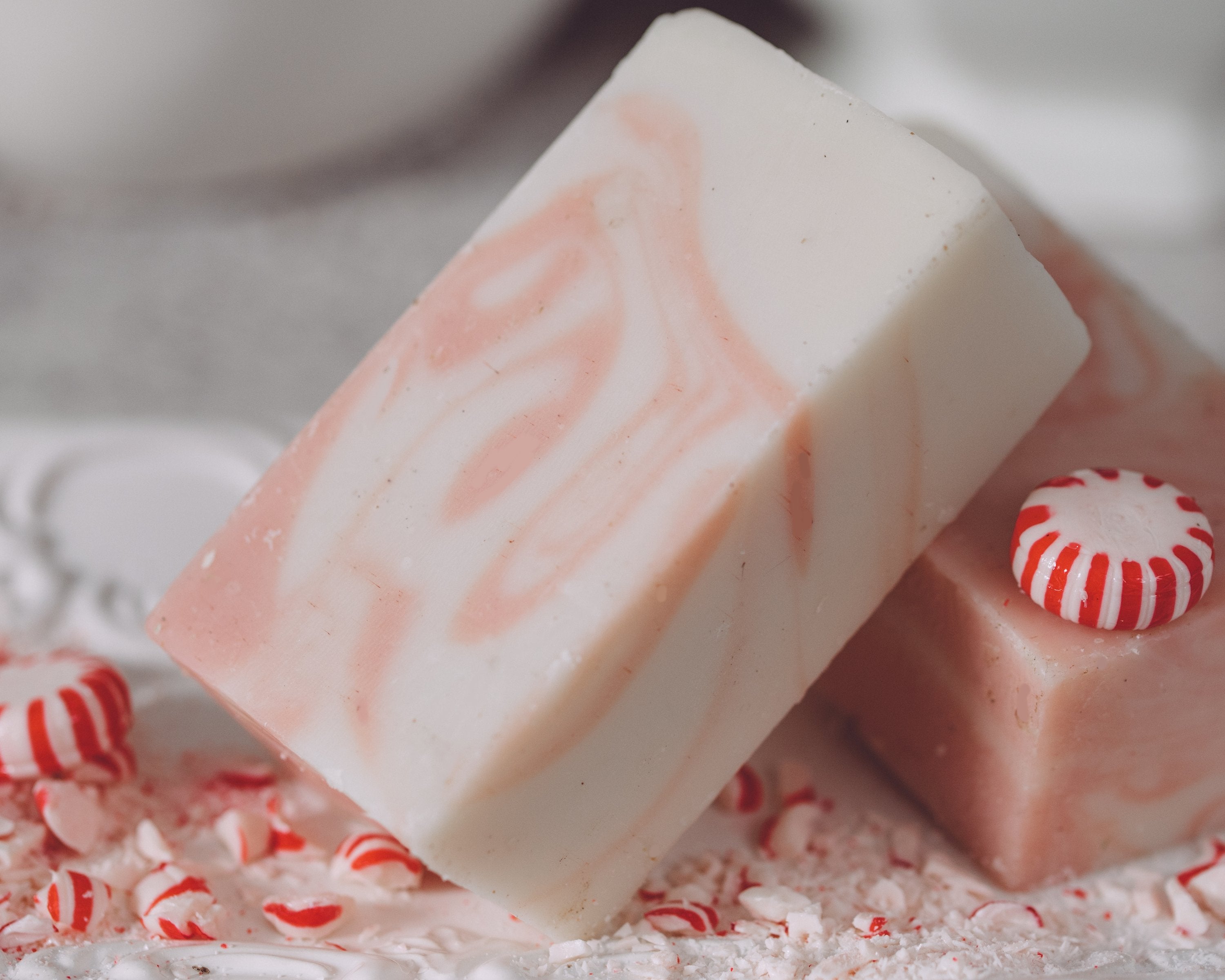 Candy Cane – Cool, Sweet & Cheerfully Refreshing Organic Soap