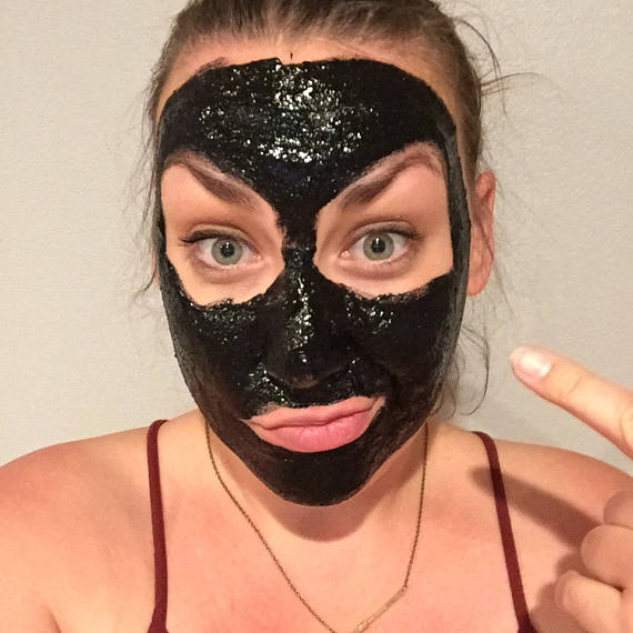Vegan Activated Charcoal Peel-Off Mask – Detox & Clarify