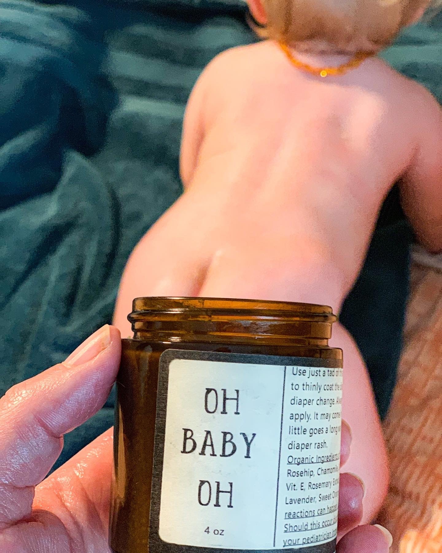 "Oh, Baby Oh!" Organic Diaper & Chafing Balm — Gentle Healing for Sensitive Skin