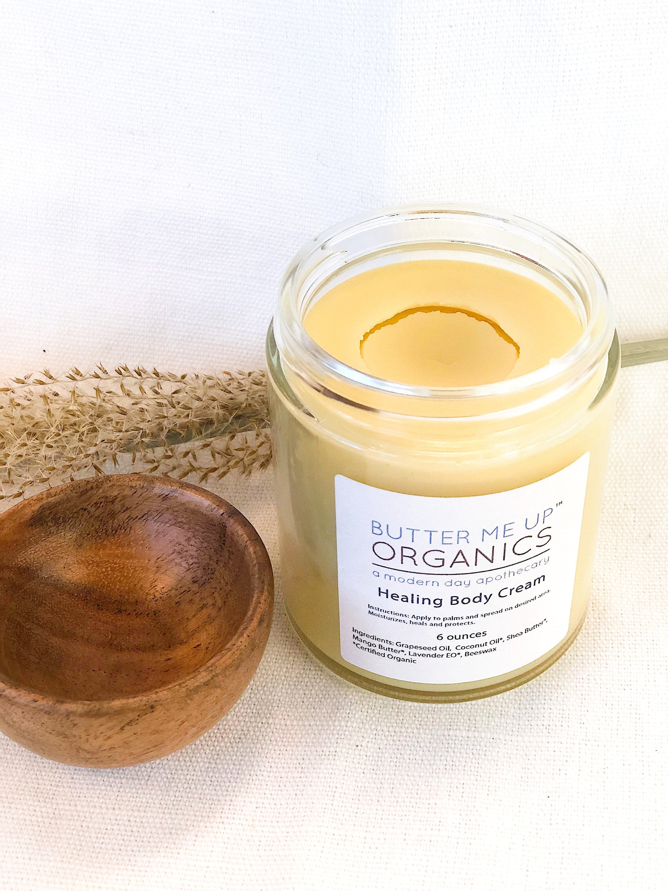 Organic Healing Body Cream – Deep Moisture for Dry Skin