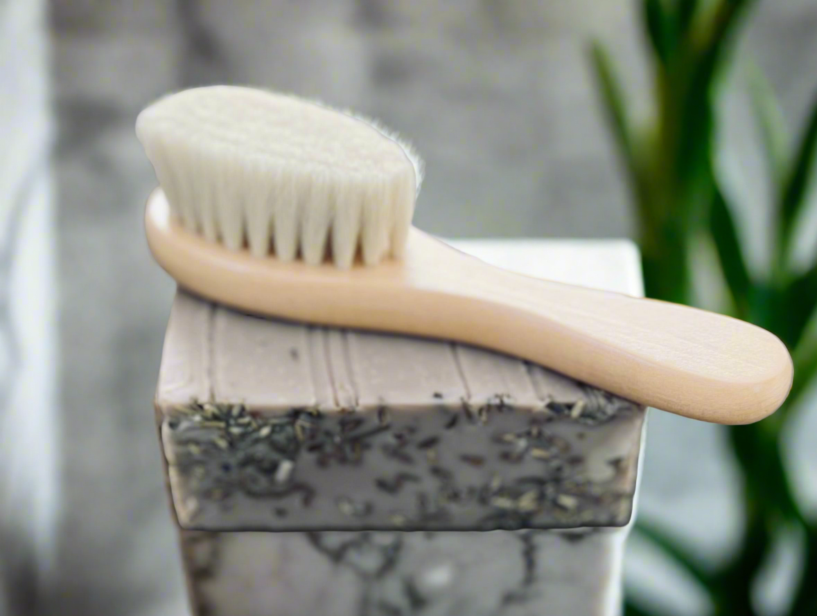 Soft Facial Cleansing Brush – Gentle Exfoliating Skin Tool
