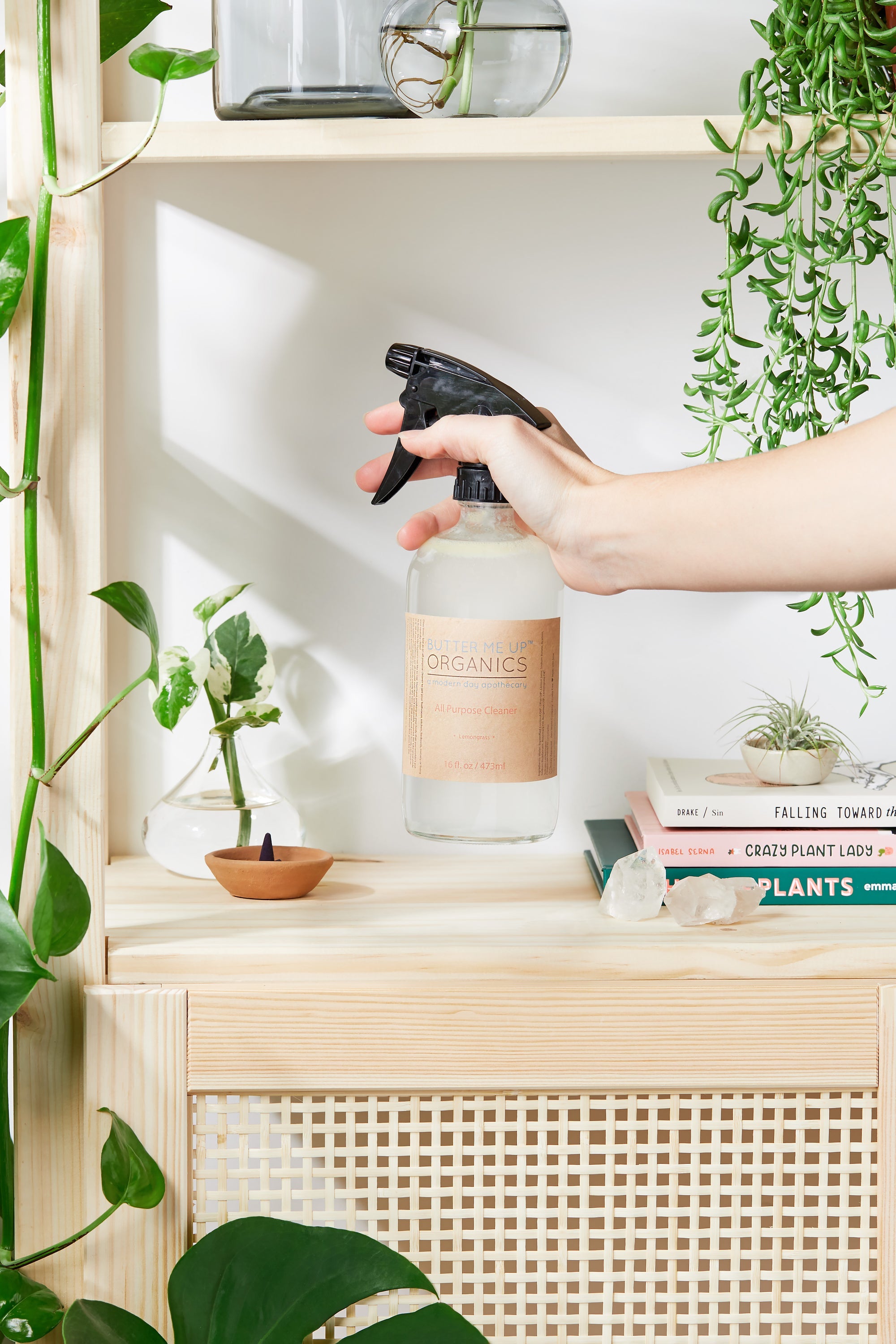 Natural All-Purpose Cleaner – Organic Lemongrass Castile Spray for a Fresh, Non-Toxic Clean